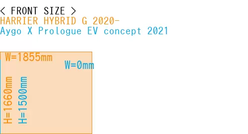 #HARRIER HYBRID G 2020- + Aygo X Prologue EV concept 2021